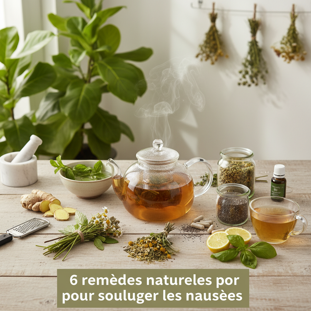 Remèdes naturels pour 6 remèdes naturels pour soulager les nausées