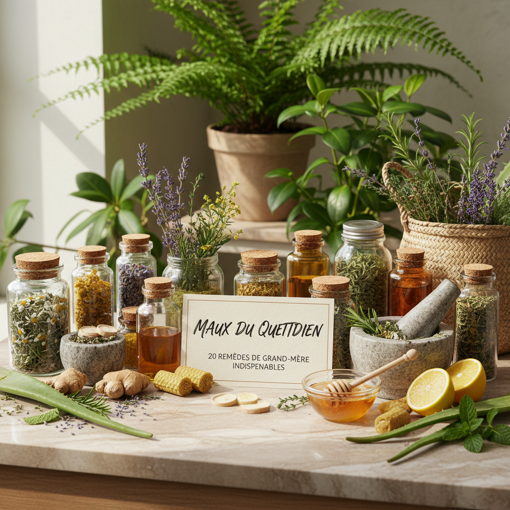 Remèdes naturels pour Maux du quotidien : 20 remèdes de grand-mère indispensables