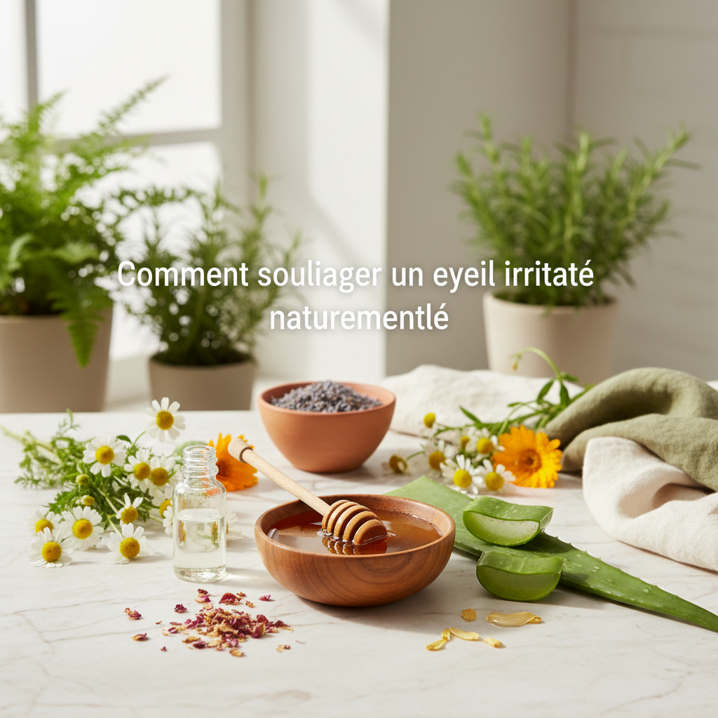 Comment soulager un oeil irrité naturellement
