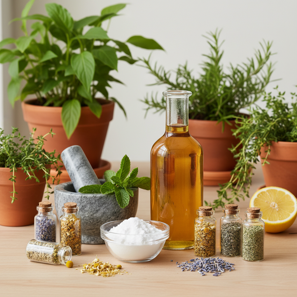 Aphte : remèdes de grand-mère bicarbonate et vinaigre de cidre