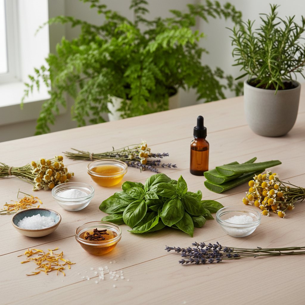 6 remèdes naturels pour soulager un aphte au basilic