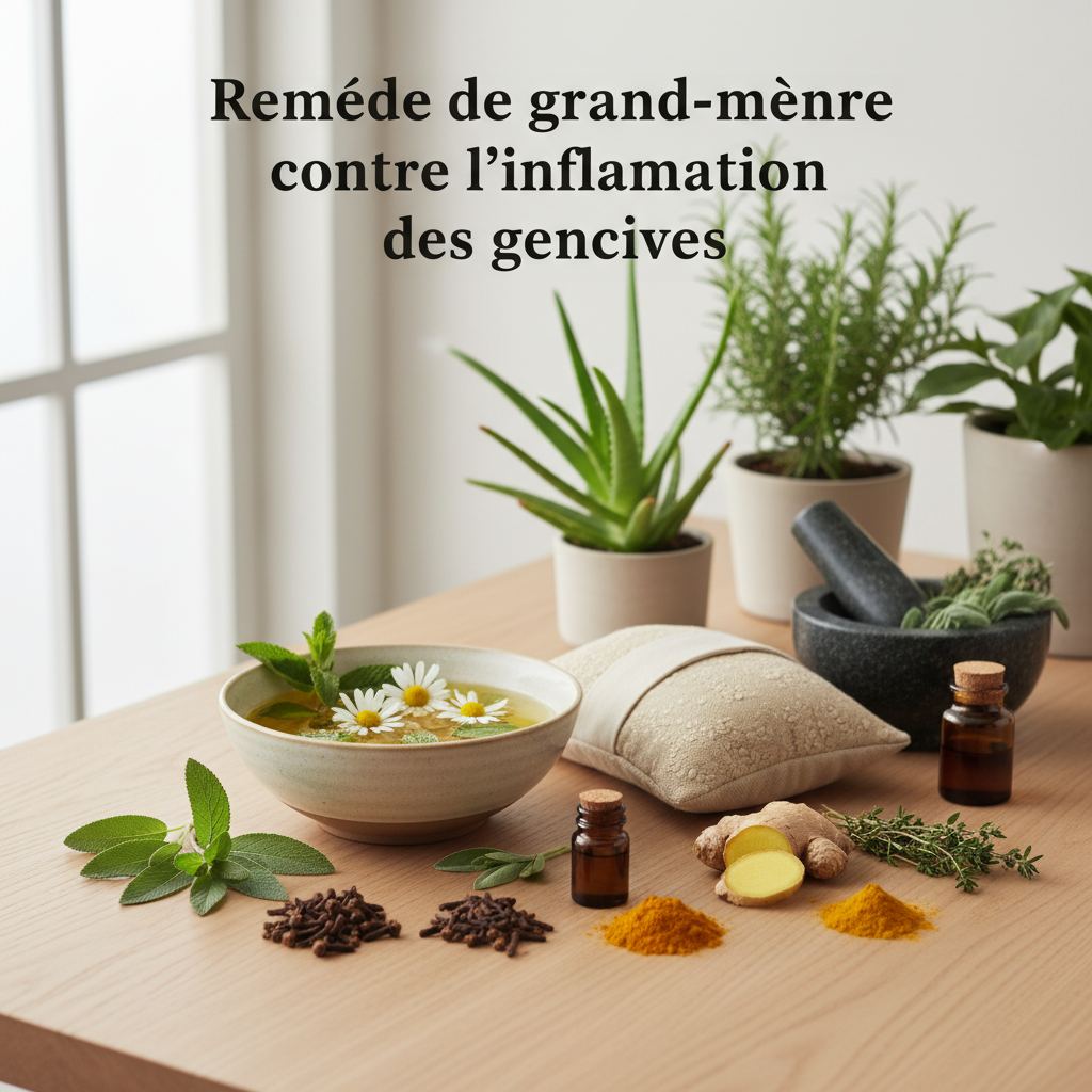 Remède de grand-mère contre l'inflammation des gencives