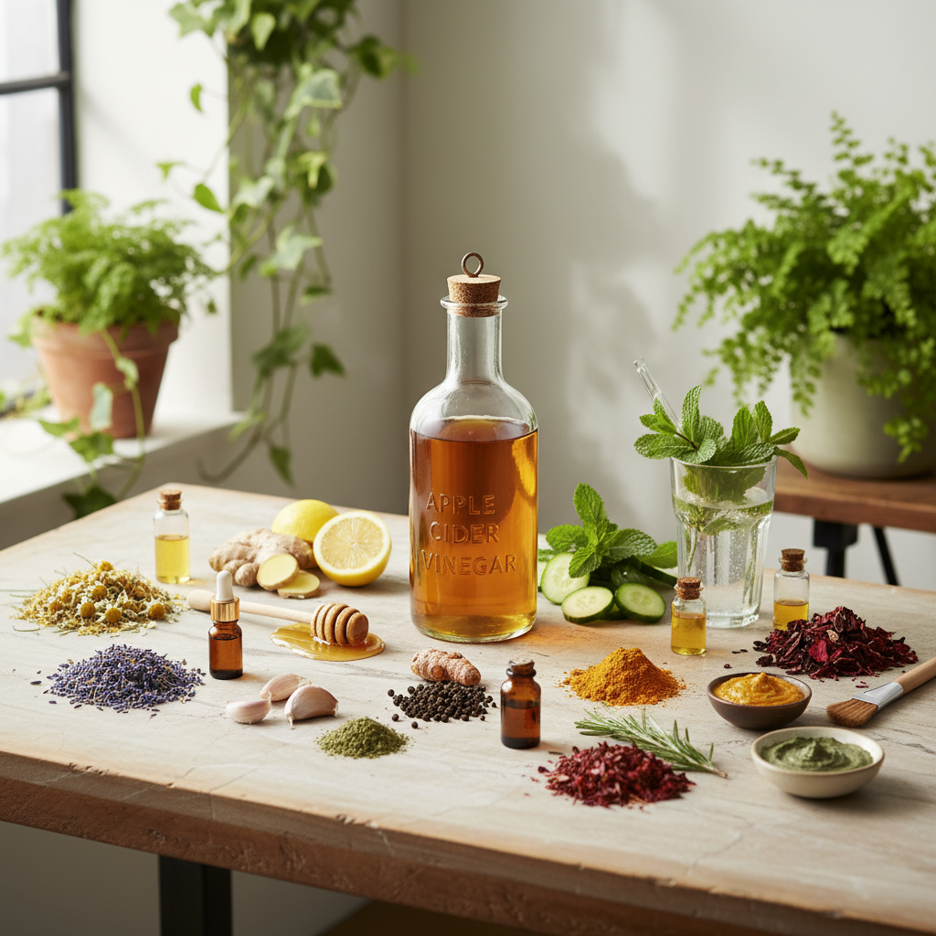 7 remèdes naturels pour se soigner au vinaigre de cidre